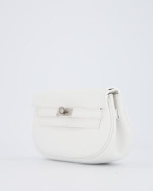 Hermès Kelly Moove Bag in Blanc Swift Leather with Palladium Hardware