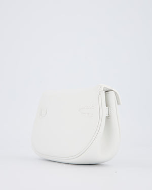 Hermès Kelly Moove Bag in Blanc Swift Leather with Palladium Hardware