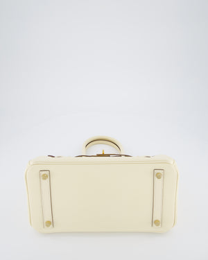 *HOT* Hermès Birkin 30 Retourne Bag in Nata Epsom Leather with Gold Hardware
