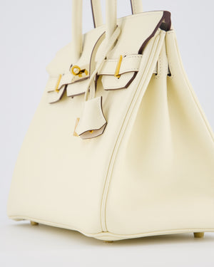 *HOT* Hermès Birkin 30 Retourne Bag in Nata Epsom Leather with Gold Hardware