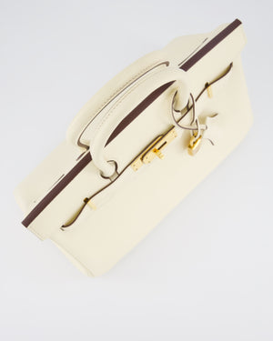 *HOT* Hermès Birkin 30 Retourne Bag in Nata Epsom Leather with Gold Hardware