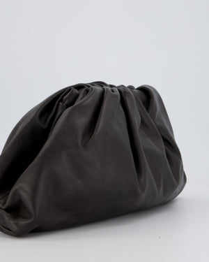 Bottega Veneta Brown Large Pouch Bag in Calfskin Leather