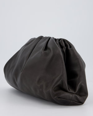 Bottega Veneta Brown Large Pouch Bag in Calfskin Leather