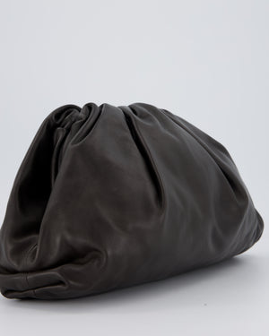 Bottega Veneta Brown Large Pouch Bag in Calfskin Leather