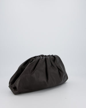 Bottega Veneta Brown Large Pouch Bag in Calfskin Leather