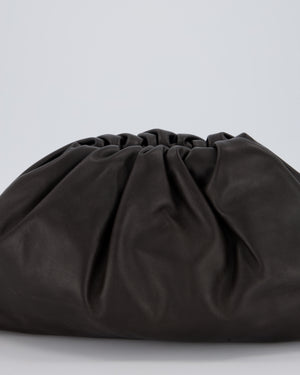 Bottega Veneta Brown Large Pouch Bag in Calfskin Leather