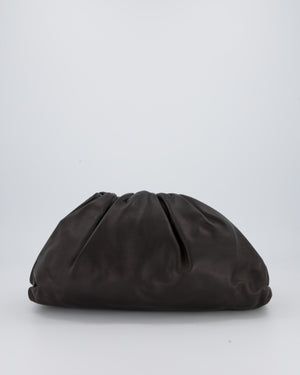 Bottega Veneta Brown Large Pouch Bag in Calfskin Leather