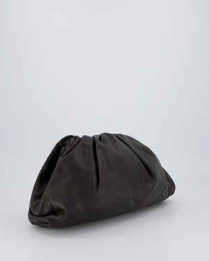 Bottega Veneta Brown Large Pouch Bag in Calfskin Leather