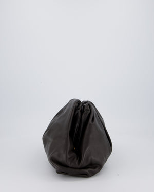 Bottega Veneta Brown Large Pouch Bag in Calfskin Leather