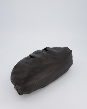 Bottega Veneta Brown Large Pouch Bag in Calfskin Leather