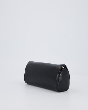 Louis Vuitton Epi Electric Night Box Bag in Black Patent Epi Leather with Silver Hardware