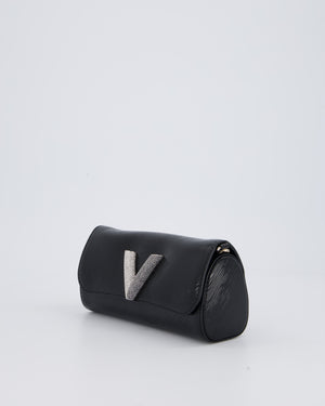 Louis Vuitton Epi Electric Night Box Bag in Black Patent Epi Leather with Silver Hardware