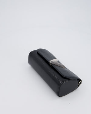 Louis Vuitton Epi Electric Night Box Bag in Black Patent Epi Leather with Silver Hardware