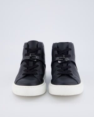 Hermès Daydream High-Top Sneaker with So Black Hardware Size EU 38.5