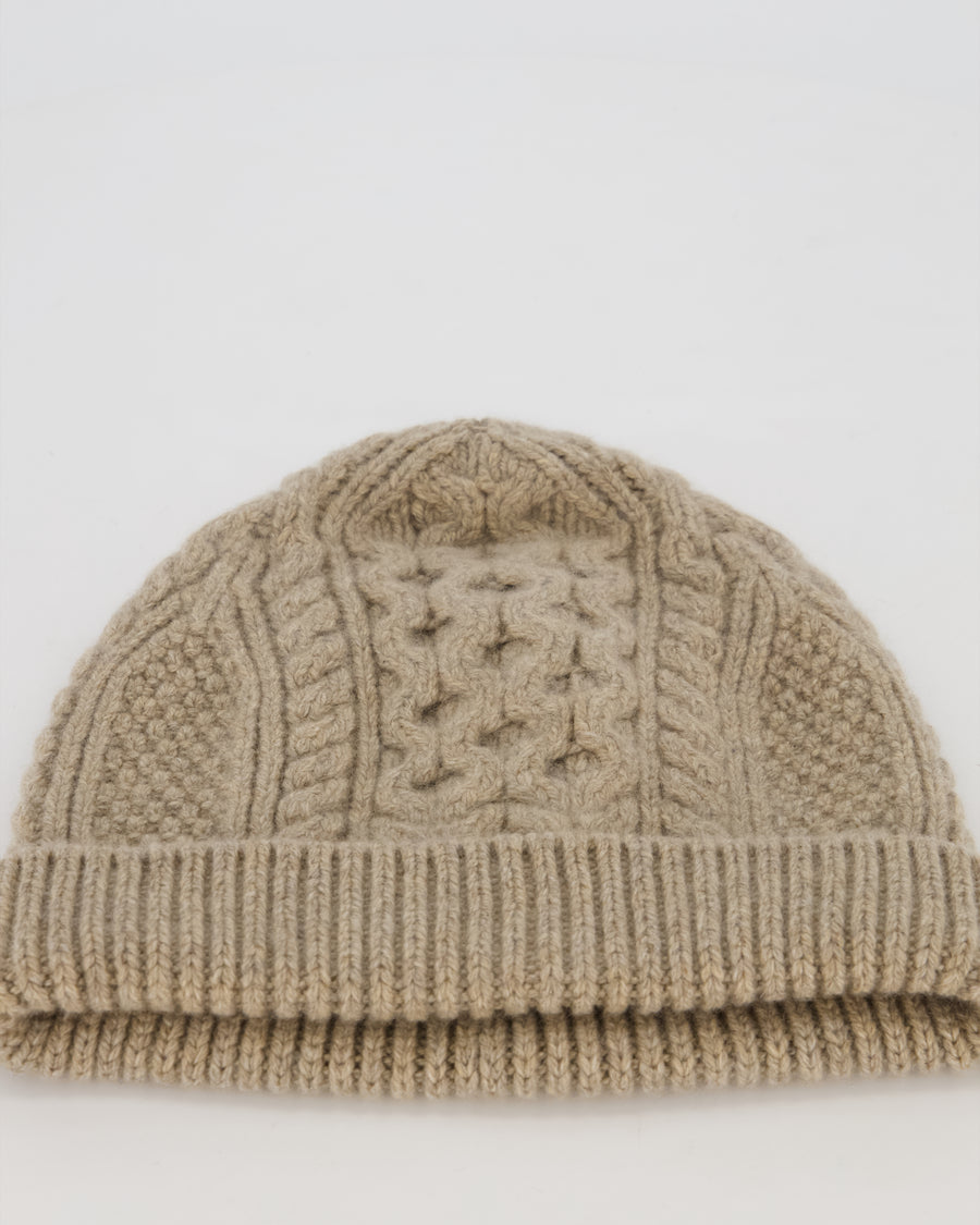 Loro Piana Light Brown Cashmere Beanie