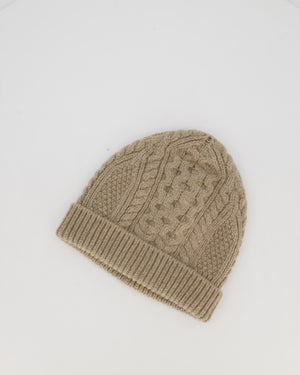 Loro Piana Light Brown Cashmere Beanie