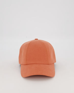 Hermès Cream Linen Maelle Maillon Cap Size 56