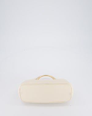 Jacquemus Le Petit Calino Bag in Cream Nappa Leather with Gold Hardware RRP £840