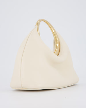 Jacquemus Le Petit Calino Bag in Cream Nappa Leather with Gold Hardware RRP £840
