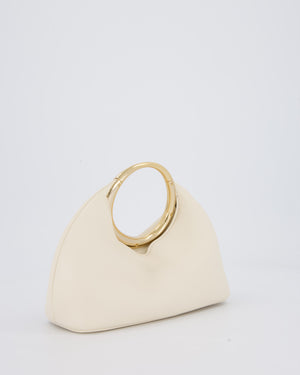 Jacquemus Le Petit Calino Bag in Cream Nappa Leather with Gold Hardware RRP £840