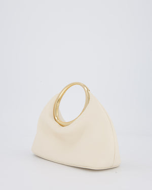 Jacquemus Le Petit Calino Bag in Cream Nappa Leather with Gold Hardware RRP £840