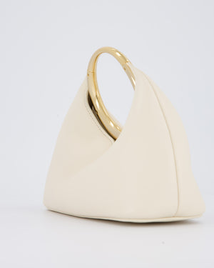 Jacquemus Le Petit Calino Bag in Cream Nappa Leather with Gold Hardware RRP £840