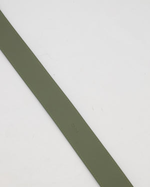 Chloé Sage Green Snake C-Buckle Leather Belt Size S / 85