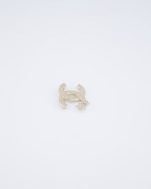 Chanel 23/B Gold CC Shooting Star Brooch