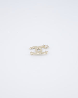 Chanel 23/B Gold CC Shooting Star Brooch