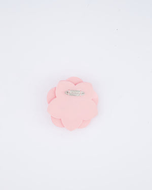*RARE* Chanel 16/C Pink Camellia Beaded Perspex Brooch