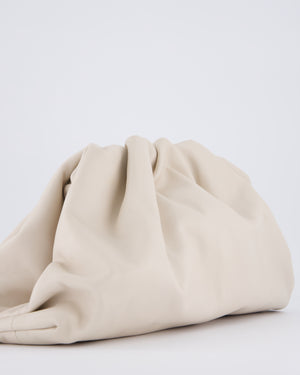 Bottega Veneta Cream Leather Clutch Bag