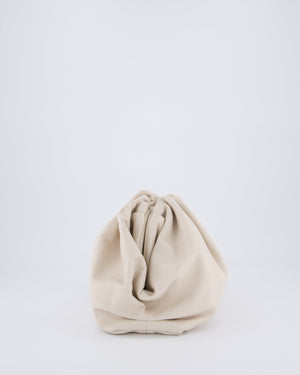 Bottega Veneta Cream Leather Clutch Bag