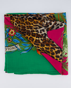 Hermès Pink Jungle Love by Robert Dallat Scarf Size 140cm x 140cm