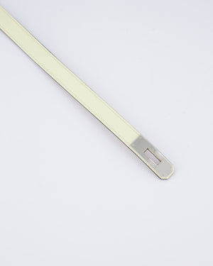 *HOT* Hermès Jaune Milton Kelly Pocket 18 Belt in Epsom Leather with Palladium Hardware RRP £1,550
