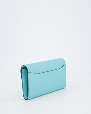 Hermès Constance To Go Bag in Blue Atoll Epsom Leather with Gold Hardware
