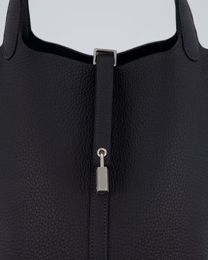 Hermès Picotin Lock 22 Bag in Caban Clemence Leather with Palladium Hardware