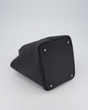 Hermès Picotin Lock 22 Bag in Caban Clemence Leather with Palladium Hardware