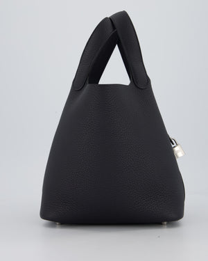 Hermès Picotin Lock 22 Bag in Caban Clemence Leather with Palladium Hardware