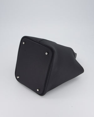Hermès Picotin Lock 22 Bag in Caban Clemence Leather with Palladium Hardware