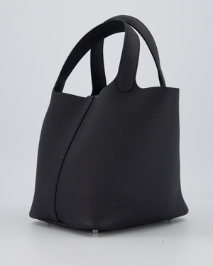 Hermès Picotin Lock 22 Bag in Caban Clemence Leather with Palladium Hardware