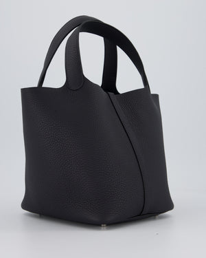 Hermès Picotin Lock 22 Bag in Caban Clemence Leather with Palladium Hardware