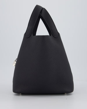 Hermès Picotin Lock 22 Bag in Caban Clemence Leather with Palladium Hardware
