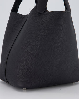 Hermès Picotin Lock 22 Bag in Caban Clemence Leather with Palladium Hardware