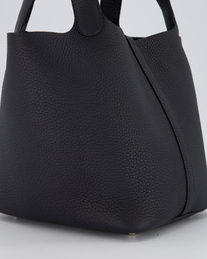 Hermès Picotin Lock 22 Bag in Caban Clemence Leather with Palladium Hardware
