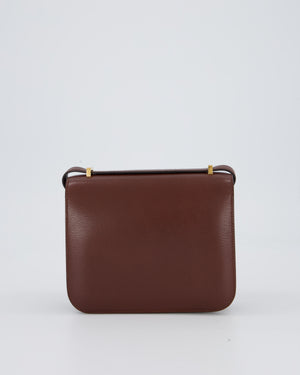 *HOT* Hermès Constance III Miroir 18 Bag in Terre Chevre Chamkila Leather with Gold Hardware