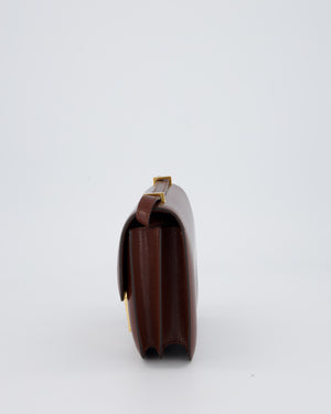 *HOT* Hermès Constance III Miroir 18 Bag in Terre Chevre Chamkila Leather with Gold Hardware