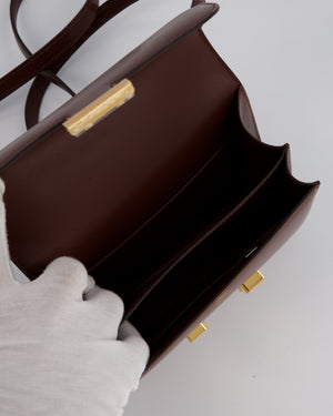 *HOT* Hermès Constance III Miroir 18 Bag in Terre Chevre Chamkila Leather with Gold Hardware