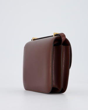 *HOT* Hermès Constance III Miroir 18 Bag in Terre Chevre Chamkila Leather with Gold Hardware