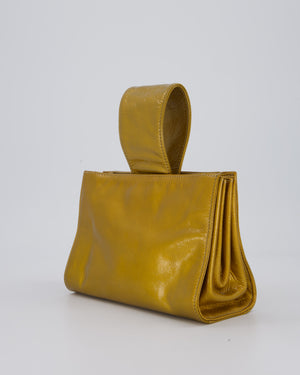 Chanel Gold Metallic Reissue Small Double Clutch Bag in Patent Leather with Champagne Gold Hardware
