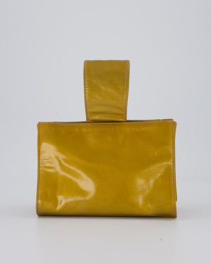 Chanel Gold Metallic Reissue Small Double Clutch Bag in Patent Leather with Champagne Gold Hardware